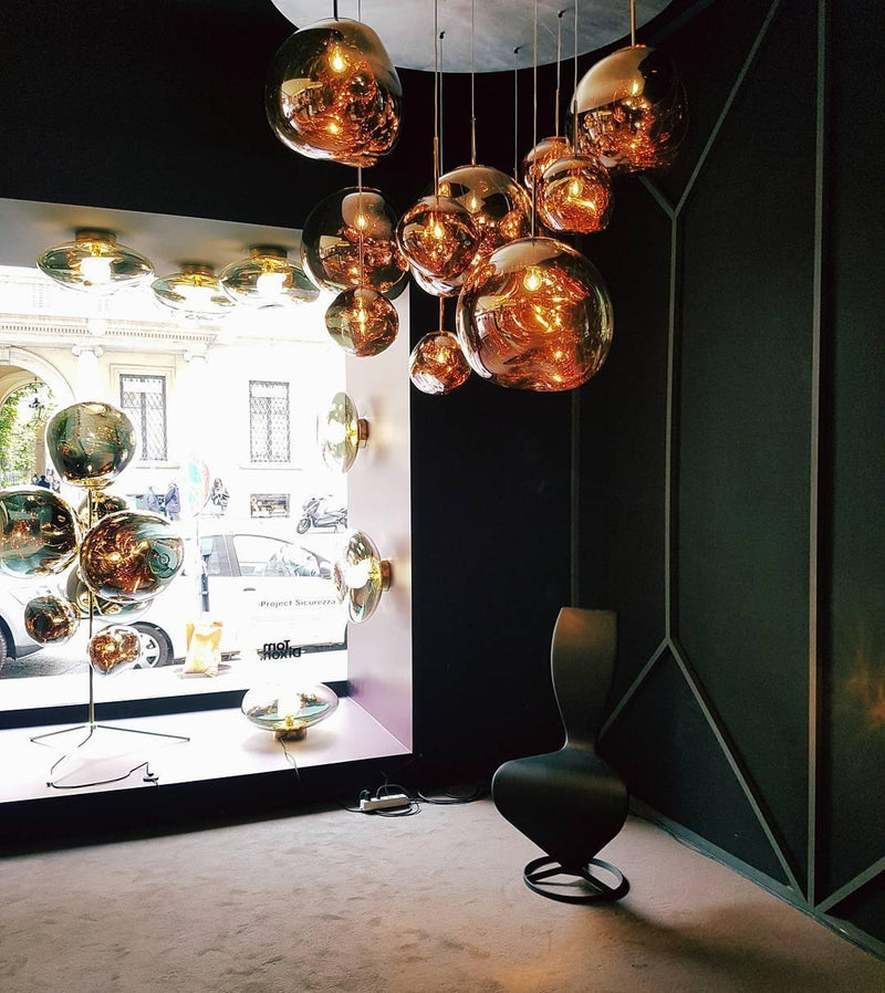 Multi Lava Round Pendant Lamp-DWHOME