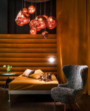 Multi Lava Round Pendant Lamp-DWHOME
