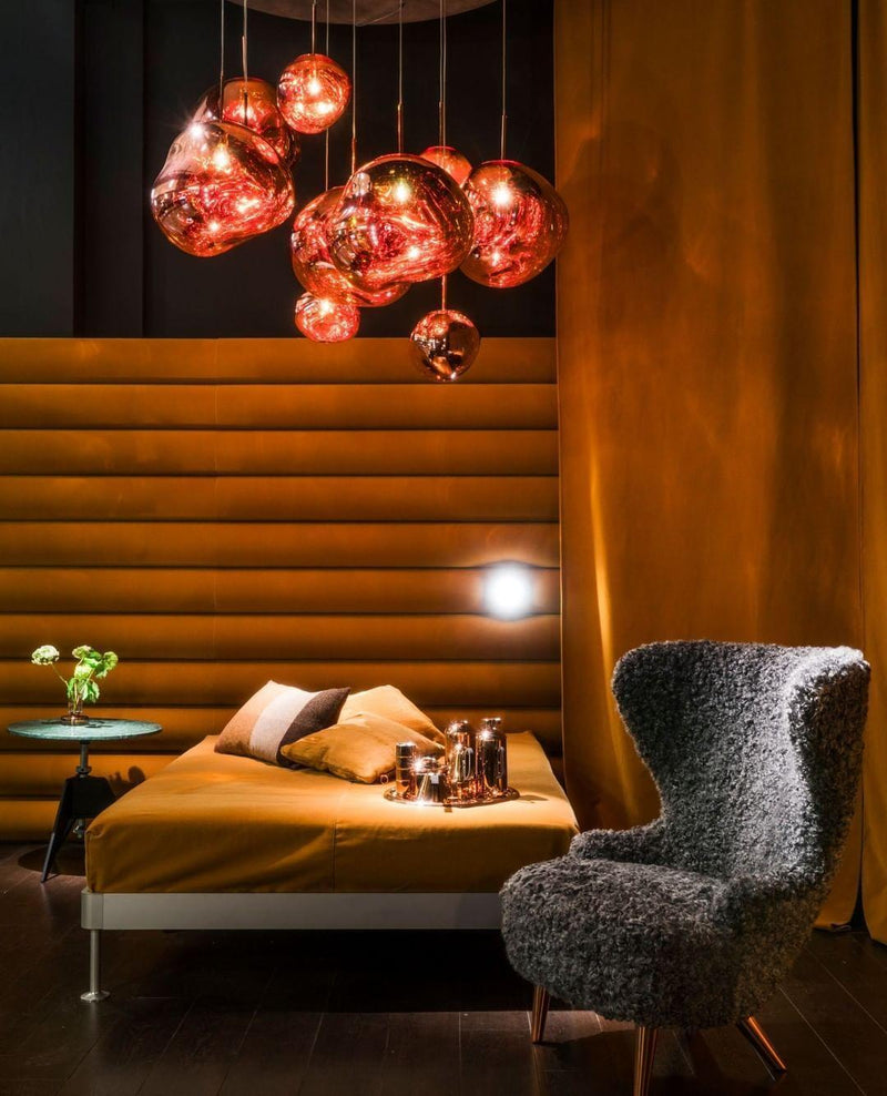 Multi Lava Round Pendant Lamp-DWHOME