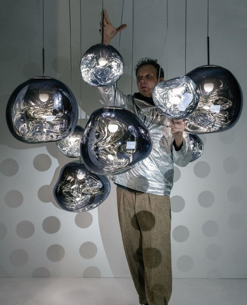 Multi Lava Round Pendant Lamp-DWHOME
