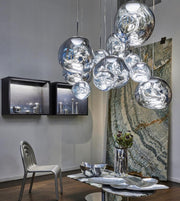 Multi Lava Round Pendant Lamp-DWHOME