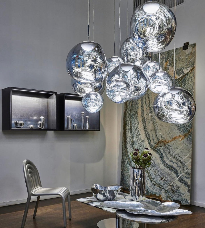 Multi Lava Round Pendant Lamp-DWHOME