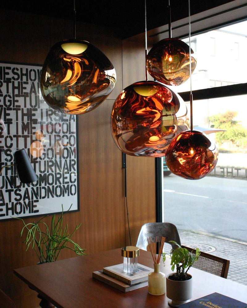 Multi Lava Round Pendant Lamp-DWHOME