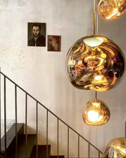 Multi Lava Round Pendant Lamp-DWHOME