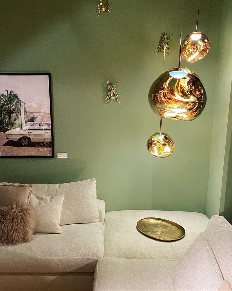 Multi Lava Round Pendant Lamp-DWHOME
