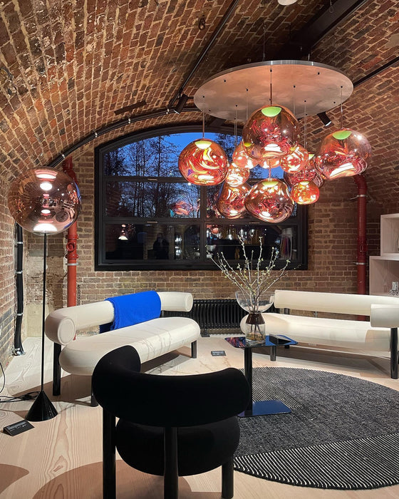 Multi Lava Round Pendant Lamp-DWHOME