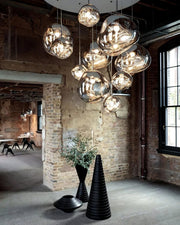 Multi Lava Round Pendant Lamp-DWHOME