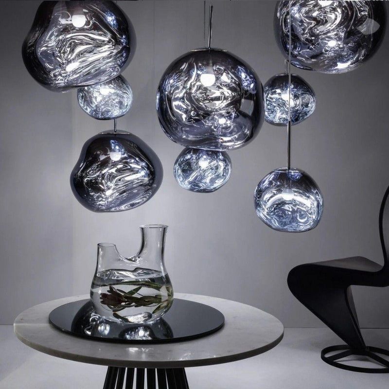 Multi Lava Round Pendant Lamp-DWHOME