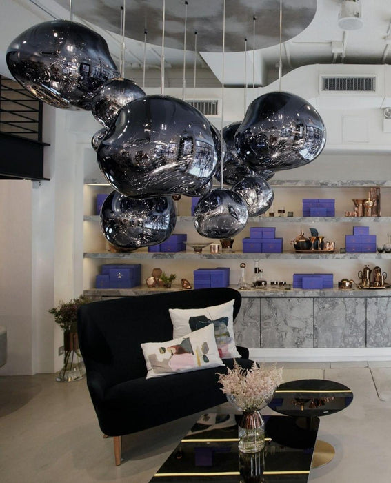 Multi Lava Round Pendant Lamp-DWHOME