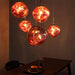 Multi Lava Round Pendant Lamp-DWHOME