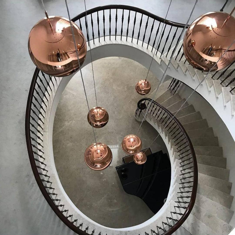 Multi Lava Round Pendant Lamp-DWHOME