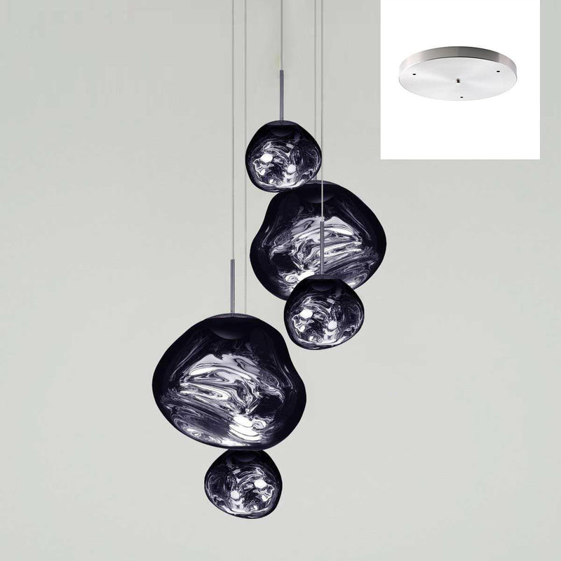 Multi Lava Round Pendant Lamp-DWHOME