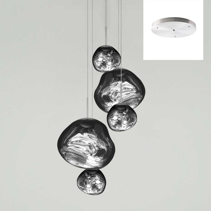 Multi Lava Round Pendant Lamp - Vakkerlight