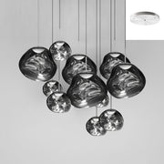 Multi Lava Round Pendant Lamp-DWHOME