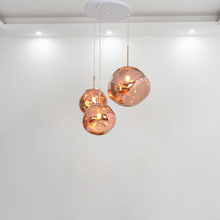 Multi Lava Round Pendant Lamp.