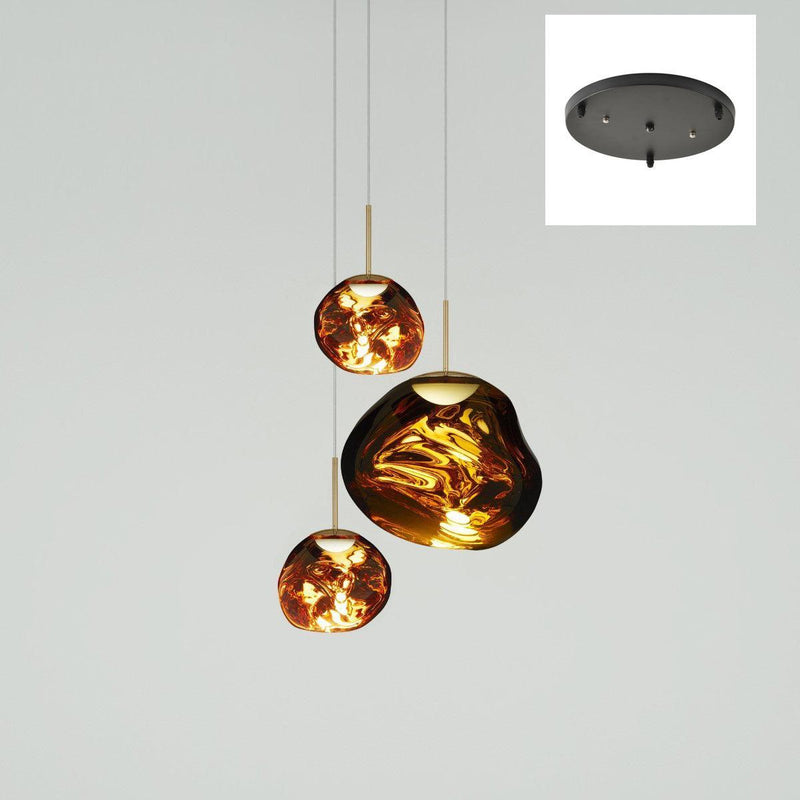 Multi Lava Round Pendant Lamp-DWHOME