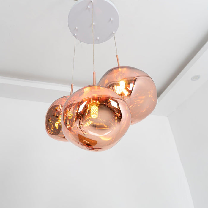 Multi Lava Round Pendant Lamp.