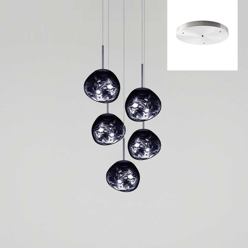 Multi Lava Round Pendant Lamp-DWHOME