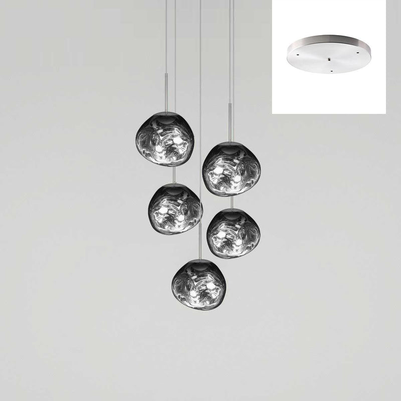 Multi Lava Round Pendant Lamp-DWHOME