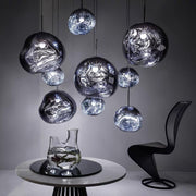 Multi Lava Round Pendant Lamp-DWHOME