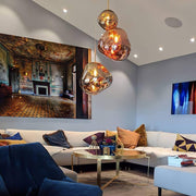 Multi Lava Round Pendant Lamp-DWHOME