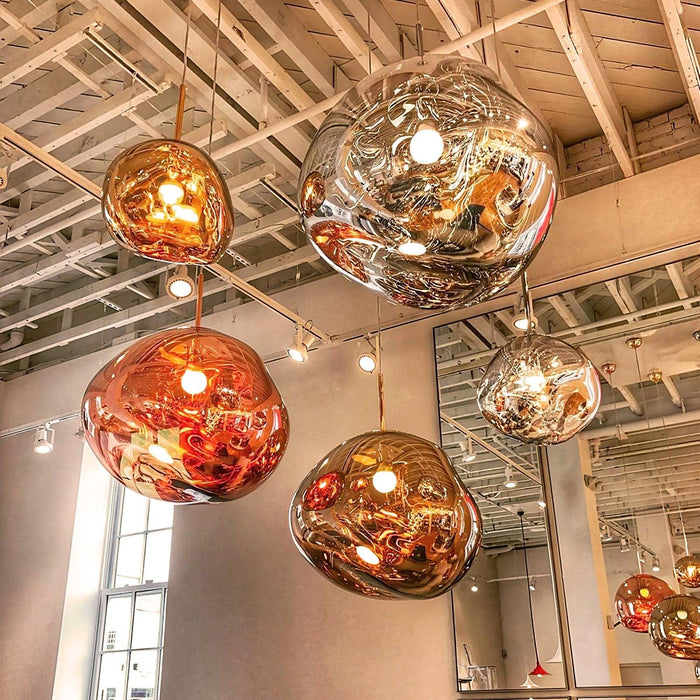 Multi Lava Round Pendant Lamp-DWHOME