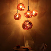 Multi Lava Round Pendant Lamp-DWHOME