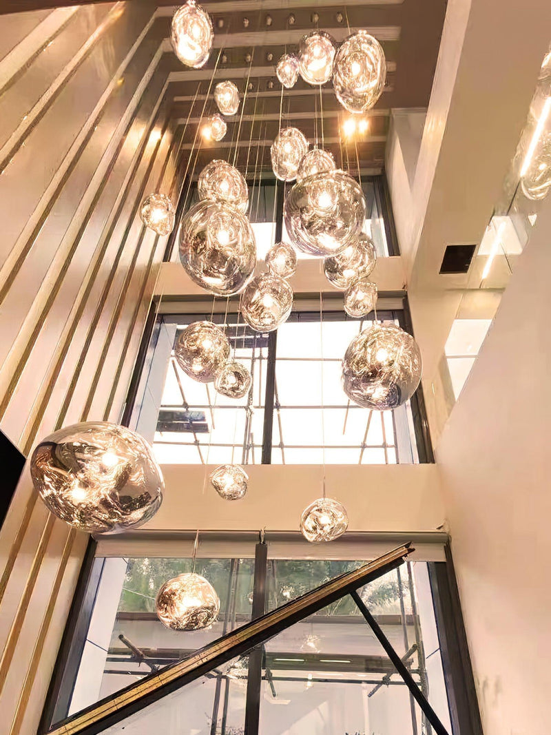 Multi Lava Round Pendant Lamp-DWHOME