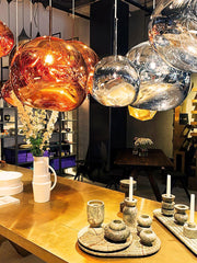 Multi Lava Round Pendant Lamp-DWHOME