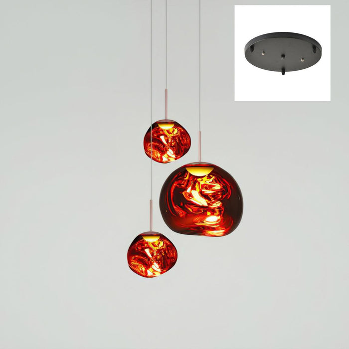 Multi Lava Round Pendant Lamp - Vakkerlight