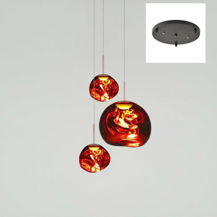 Multi Lava Round Pendant Lamp-DWHOME