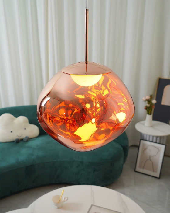 Multi Lava Round Pendant Lamp-DWHOME