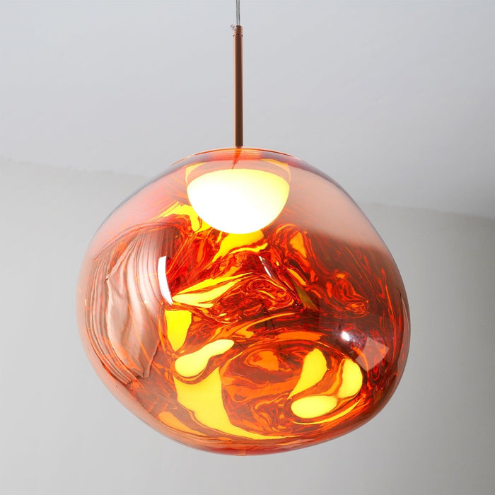 Multi Lava Round Pendant Lamp - Vakkerlight