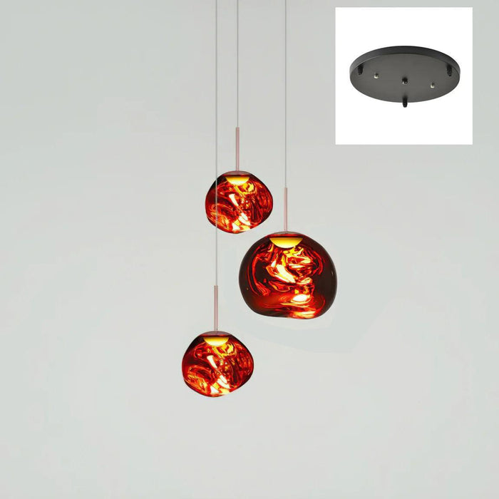 Multi Lava Round Pendant Lamp-DWHOME