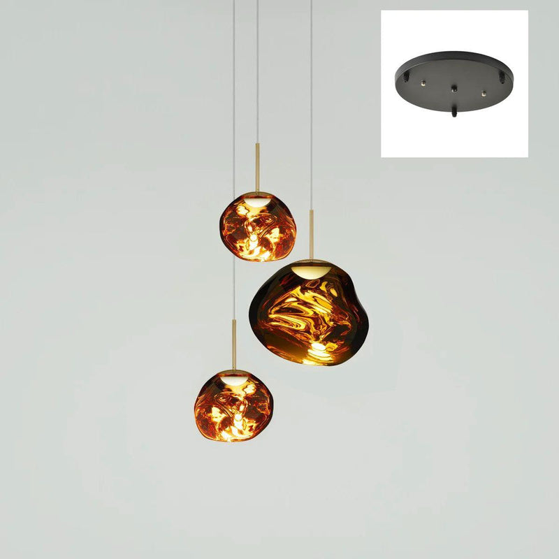 Multi Lava Round Pendant Lamp-DWHOME