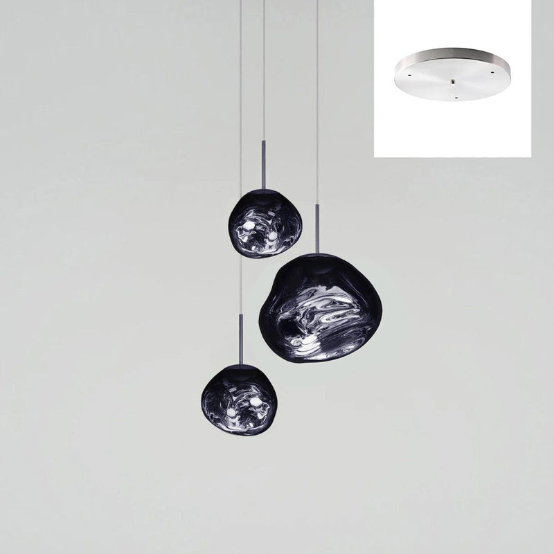 Multi Lava Round Pendant Lamp-DWHOME