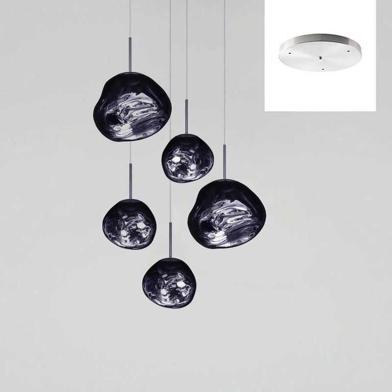 Multi Lava Round Pendant Lamp-DWHOME