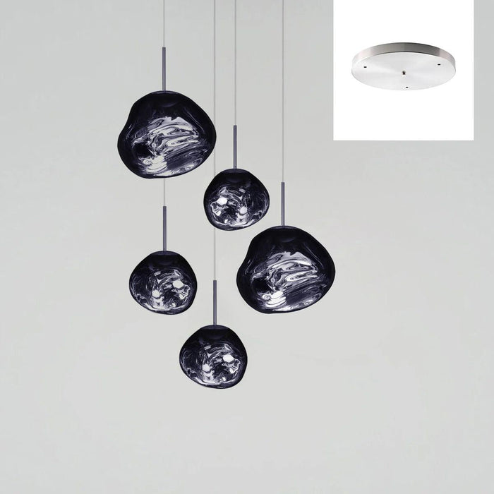 Multi Lava Round Pendant Lamp - Vakkerlight