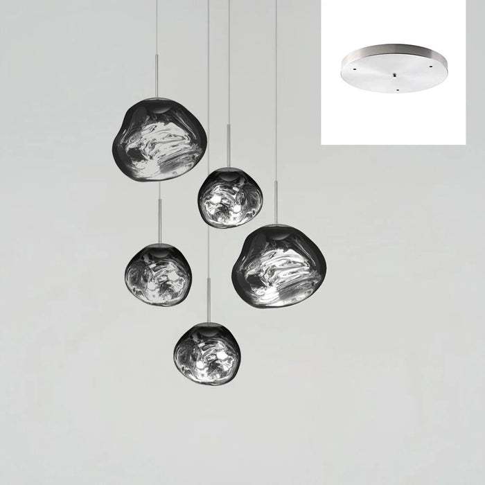 Multi Lava Round Pendant Lamp - Vakkerlight