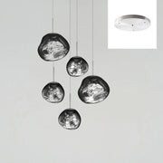 Multi Lava Round Pendant Lamp-DWHOME