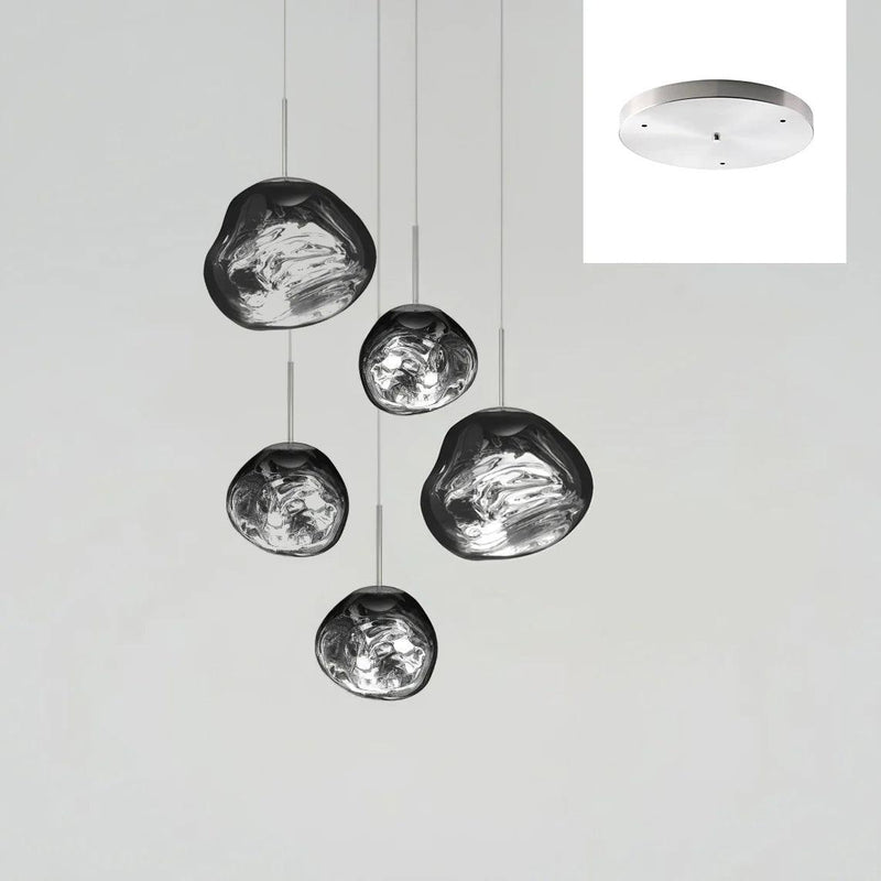 Multi Lava Round Pendant Lamp-DWHOME