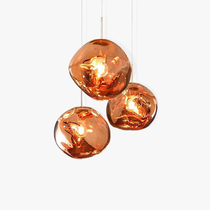 Multi Lava Round Pendant Lamp.