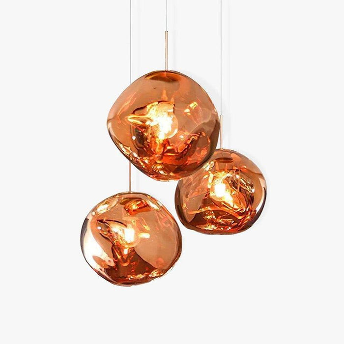 Multi Lava Round Pendant Lamp-DWHOME