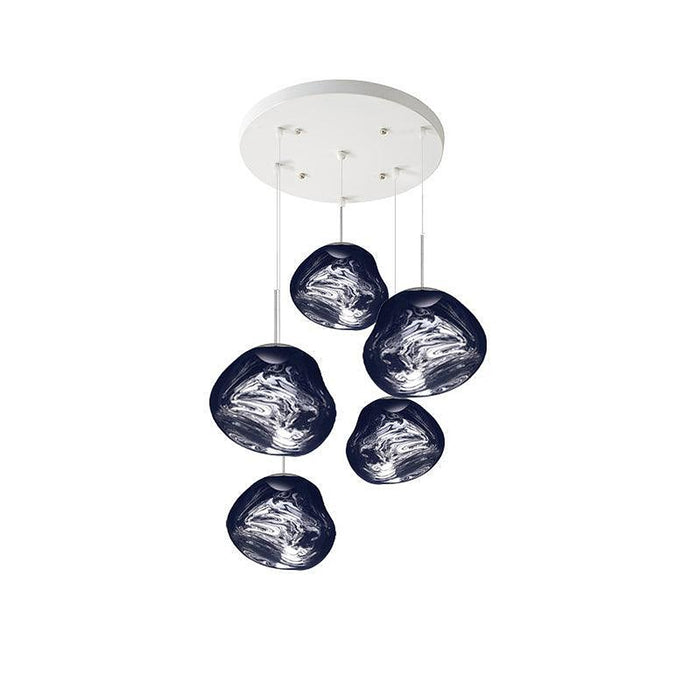 Multi Lava Round Pendant Lamp-DWHOME