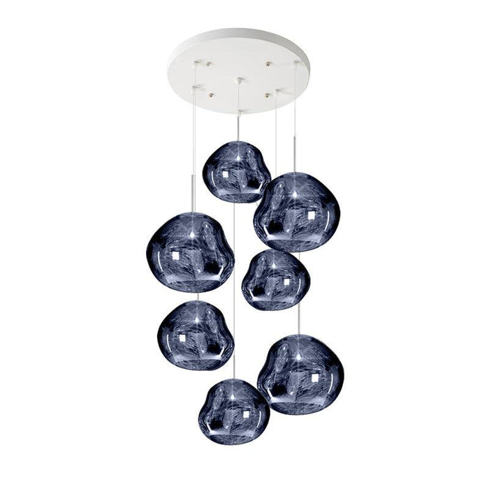 Multi Lava Round Pendant Lamp-DWHOME