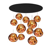 Multi Lava Round Pendant Lamp-DWHOME
