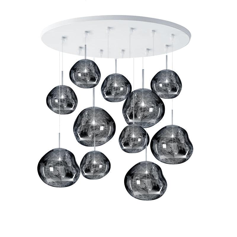 Multi Lava Round Pendant Lamp-DWHOME