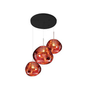 Multi Lava Round Pendant Lamp-DWHOME