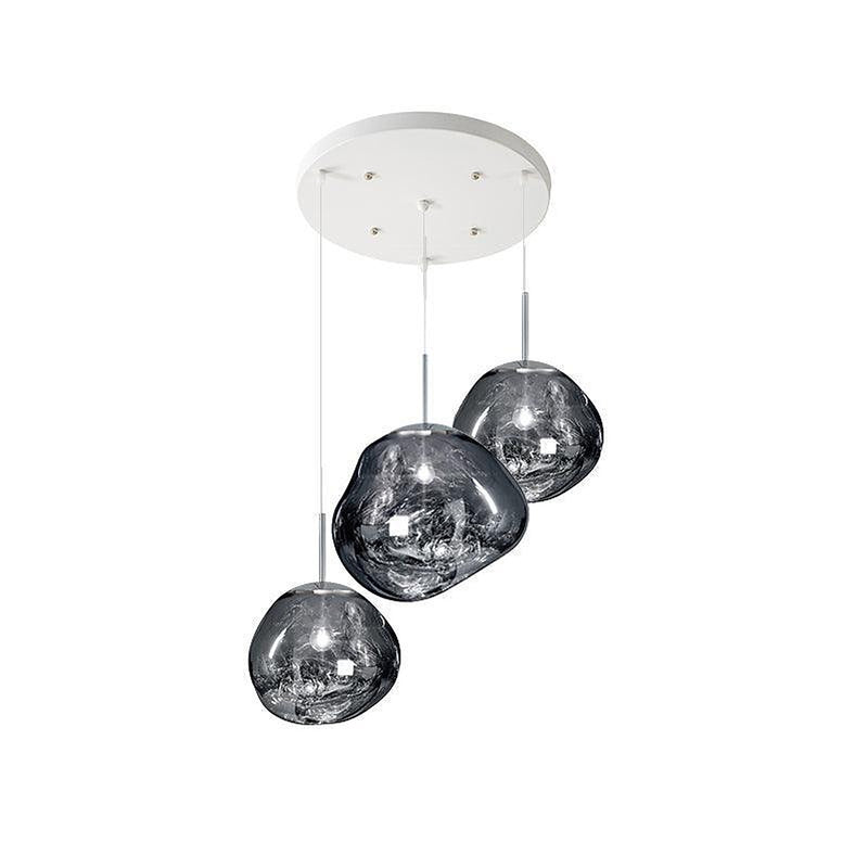 Multi Lava Round Pendant Lamp-DWHOME