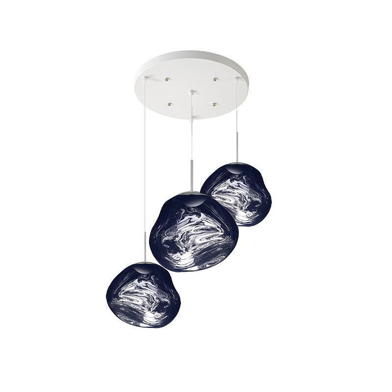 Multi Lava Round Pendant Lamp-DWHOME